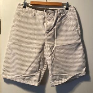 DC pinstripe shorts 34 black and white